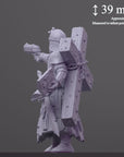 Quiapo Trench Cleric - 3d Printed Miniature Sculpted by Papsikels Miniatures