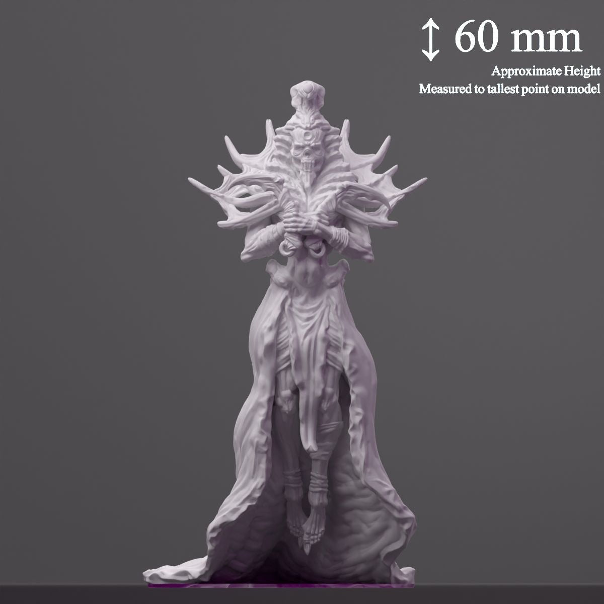 Black Pharo - The Wondering Desert - 3d Printed Miniature Sculpted by Printed Obsession