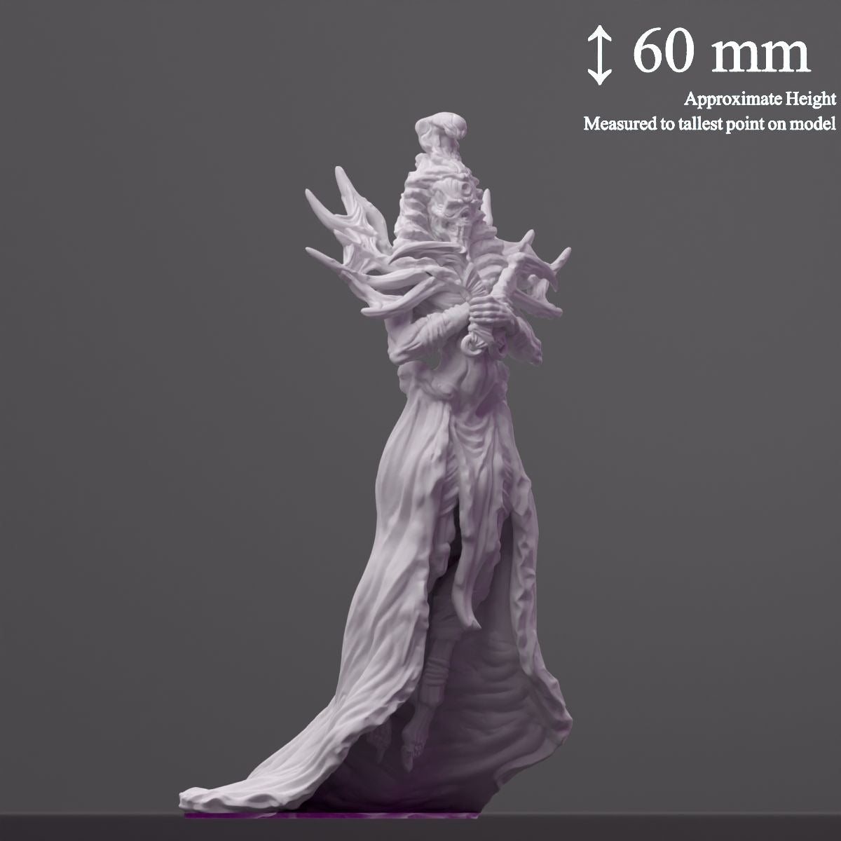 Black Pharo - The Wondering Desert - 3d Printed Miniature Sculpted by Printed Obsession