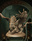 Gryphon - Army of Chaos Dwarfs- 3d Printed Miniature Sculpted by Monolith Arts