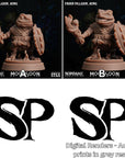 Froin Paladin Aung (Frogfolk) - 3d Printed Miniature Sculpted by Sordane Publishing