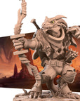 Kobold Ranger - Kobold DND - 3d Printed Miniature sculpted by Bite the Bullet