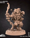 Kobold Ranger - Kobold DND - 3d Printed Miniature sculpted by Bite the Bullet