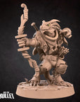 Kobold Ranger - Kobold DND - 3d Printed Miniature sculpted by Bite the Bullet