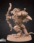 Kobold Ranger - Kobold DND - 3d Printed Miniature sculpted by Bite the Bullet