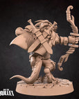 Kobold Ranger - Kobold DND - 3d Printed Miniature sculpted by Bite the Bullet