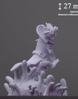 Eelho (Eel Hound) - Fantastic Creatures - 3d Printed Miniature Sculpted by Cast N Play