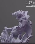 Eelho (Eel Hound) - Fantastic Creatures - 3d Printed Miniature Sculpted by Cast N Play