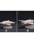 Goblin Shark - 3d Printed 1:32 Scale Miniature Sculpted by Animal Den