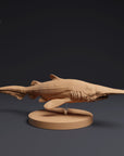 Goblin Shark - 3d Printed 1:32 Scale Miniature Sculpted by Animal Den