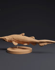 Goblin Shark - 3d Printed 1:32 Scale Miniature Sculpted by Animal Den