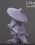 Penguin Shogun - Fantasy Pets - 3d Printed Miniature Sculpted by Tainted Saint Miniatures
