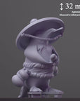 Penguin Shogun - Fantasy Pets - 3d Printed Miniature Sculpted by Tainted Saint Miniatures