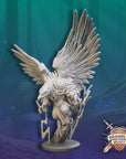 Lightning Harrier - Brambleheart - 3d Printed Miniature sculpted by Kraken Games Lab