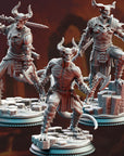Devil Warriors of the Hells, Nosmeni Warriors - 3d Printed Miniature Sculpted by DM Stash