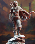 Elf Hellspawn Hunter Ranger, Virana - 3d Printed Miniature Sculpted by DM Stash