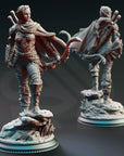 Elf Hellspawn Hunter Ranger, Virana - 3d Printed Miniature Sculpted by DM Stash