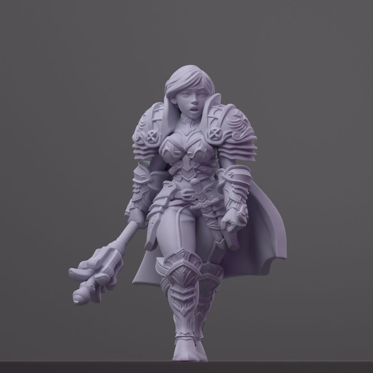 Caliope - Order of the Iron Lily - 3d Printed Miniature Sculpted by RN Estudio