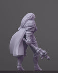 Caliope - Order of the Iron Lily - 3d Printed Miniature Sculpted by RN Estudio