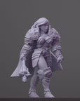 Caliope - Order of the Iron Lily - 3d Printed Miniature Sculpted by RN Estudio