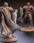 Lizarin, Paladin of Renmaeth - 3d Printed Miniature Sculpted by DM Stash