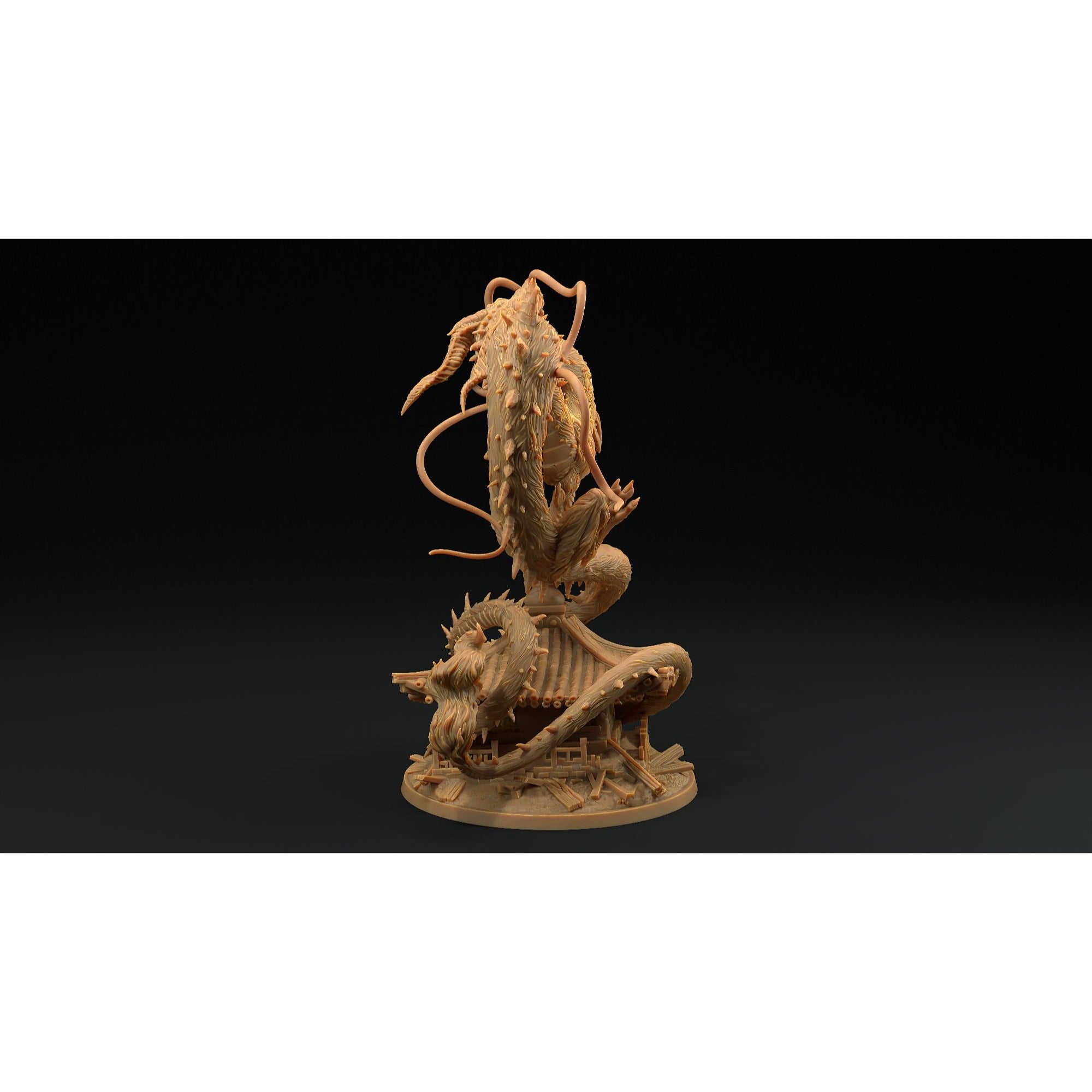 Wind Dragon - Chosen of the Kami - 3d Printed Miniature by Dragon Trappers Lodge