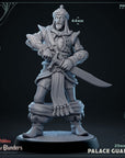 Palace Guards with Scimitar - Cave of Blunders - 3d Printed Miniature Sculpted by Mammoth Factory