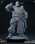 Palace Guards with Scimitar - Cave of Blunders - 3d Printed Miniature Sculpted by Mammoth Factory