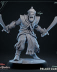 Palace Guards with Scimitar - Cave of Blunders - 3d Printed Miniature Sculpted by Mammoth Factory