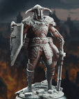Lizarin, Champion of Renmaeth - 3d Printed Miniature Sculpted by DM Stash