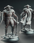 Lizarin, Champion of Renmaeth - 3d Printed Miniature Sculpted by DM Stash
