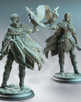 Jesmira the Jaded, Feywalker Ranger - 3d Printed Miniature Sculpted by DM Stash