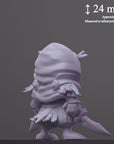 The Assassin - Curious Critters of Whimsy Isle - 3d Printed Miniature Sculpted by Velrock Art Miniatures