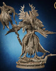 Feral Druid Raven - Army of Darkness: Dark Elves - 3d Printed Miniature Sculpted by Monolith Arts