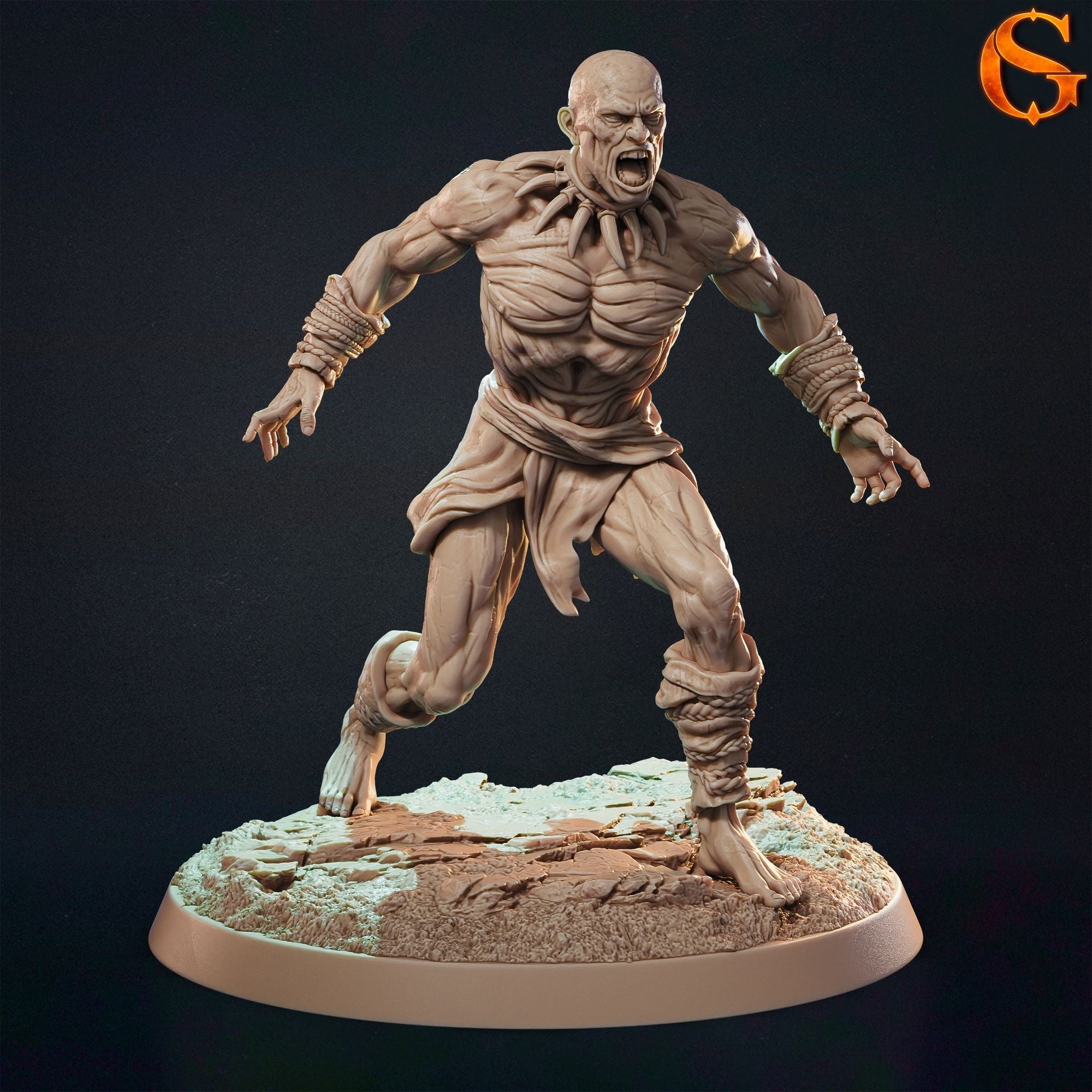 Lost Soul of Hell - 3d Printed Miniature Sculpted by SolGood Creations