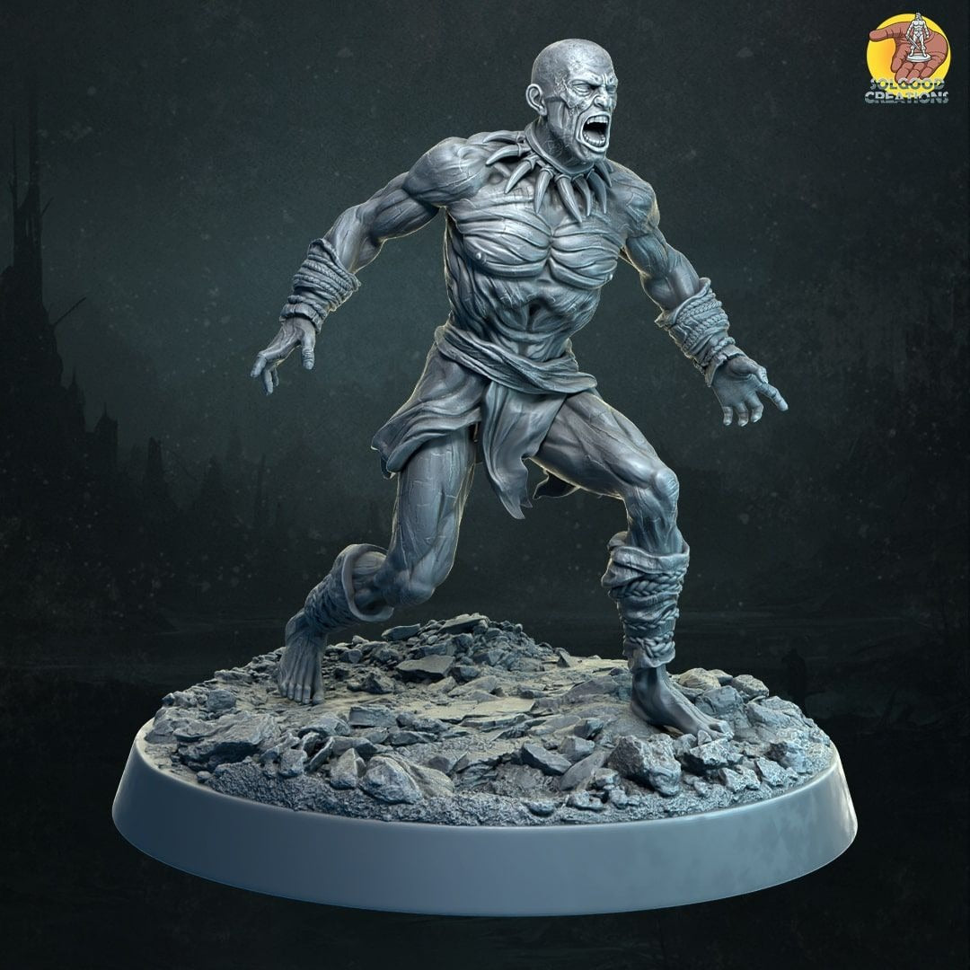 Lost Soul of Hell - 3d Printed Miniature Sculpted by SolGood Creations