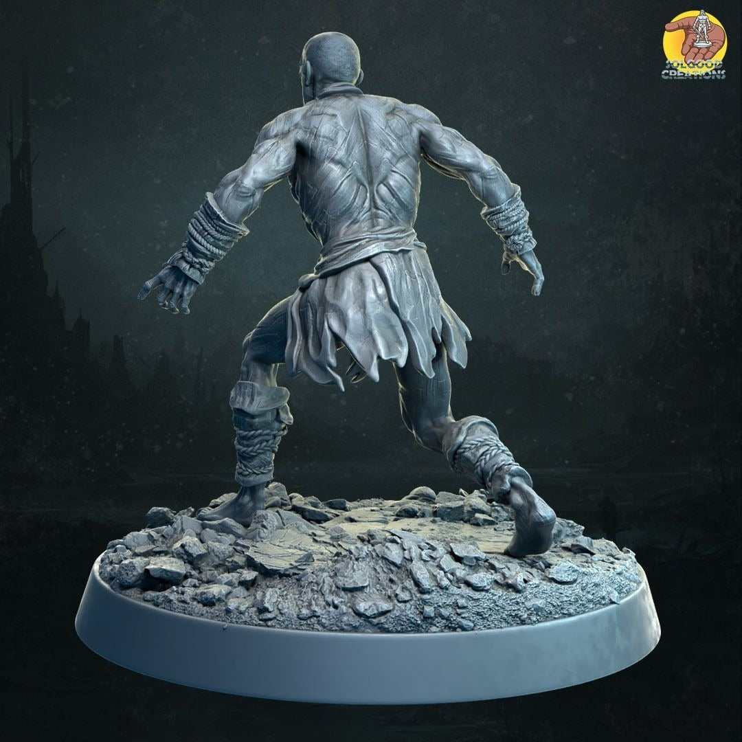 Lost Soul of Hell - 3d Printed Miniature Sculpted by SolGood Creations