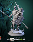 Fleshbound Sentinels - Through the Crooked Mirror - 3d Printed Miniature Sculpted by White Werewolf Tavern