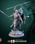 Fleshbound Sentinels - Through the Crooked Mirror - 3d Printed Miniature Sculpted by White Werewolf Tavern