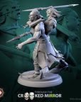 Fleshbound Sentinels - Through the Crooked Mirror - 3d Printed Miniature Sculpted by White Werewolf Tavern