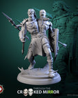 Fleshbound Sentinels - Through the Crooked Mirror - 3d Printed Miniature Sculpted by White Werewolf Tavern
