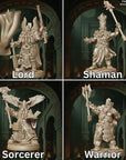 Dwarf Champions - Army of Chaos Dwarfs- 3d Printed Miniature Sculpted by Monolith Arts
