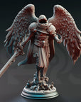 Soulreaper Angel, Eranemeli the Soulbringer - 3d Printed Miniature Sculpted by DM Stash