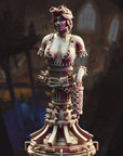 BUST Manic Pixie Boom Girl, Eryial of Arvere - 3d Printed Miniature Sculpted by DM Stash