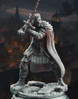 Field Marshal Kurt Williams, Commander of Baldur - 3d Printed Miniature Sculpted by DM Stash