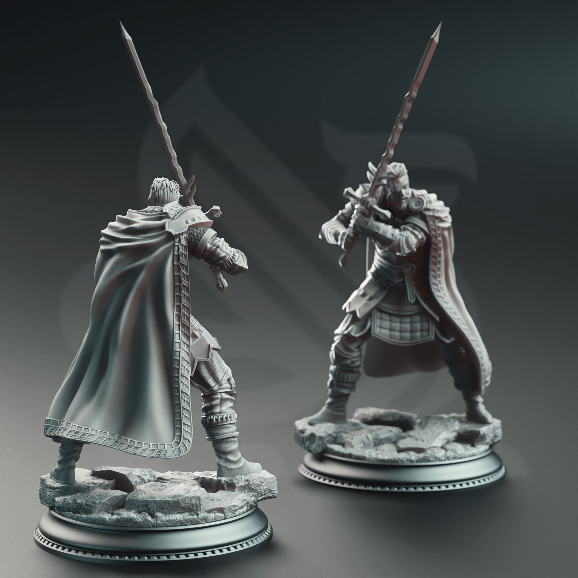Field Marshal Kurt Williams, Commander of Baldur - 3d Printed Miniature Sculpted by DM Stash