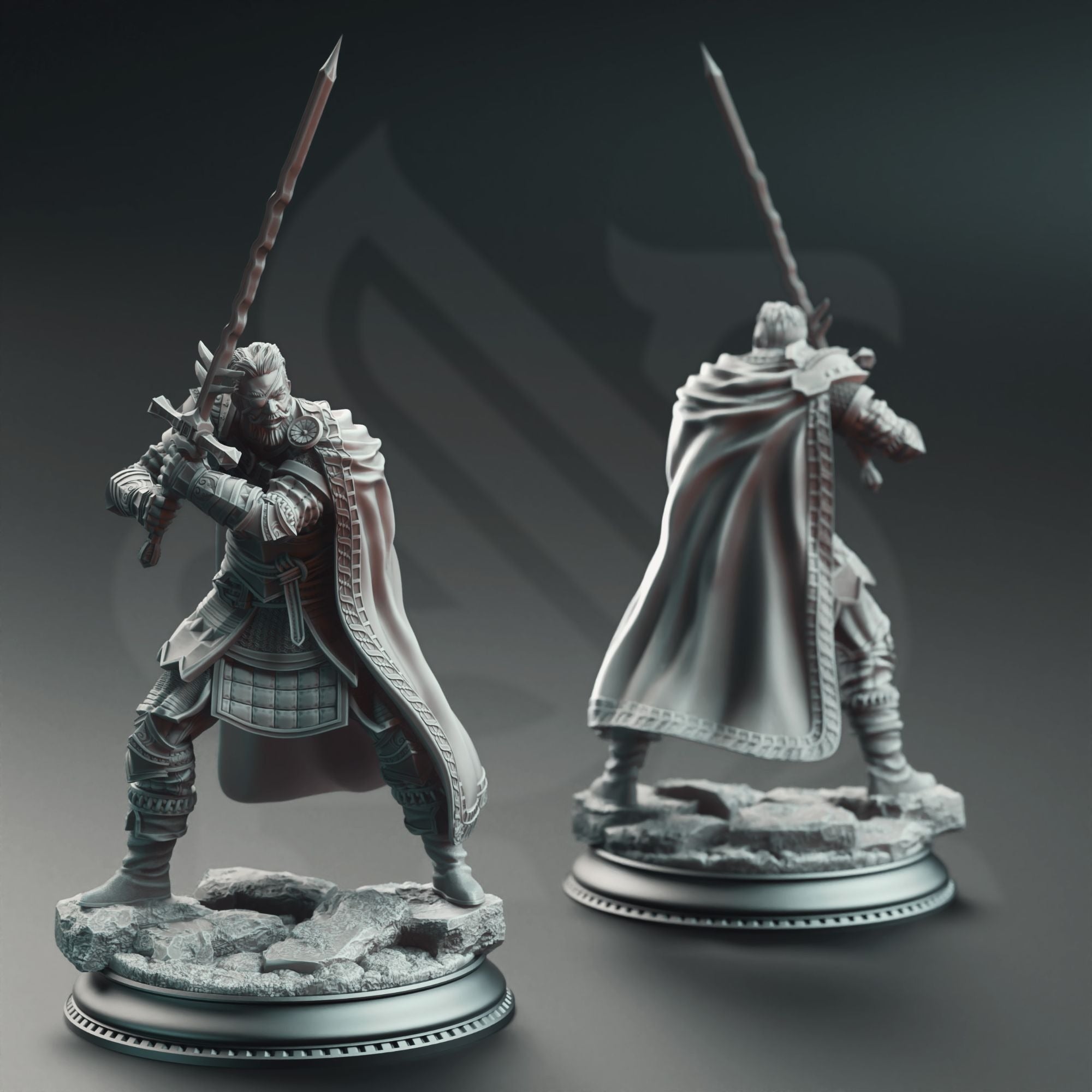 Field Marshal Kurt Williams, Commander of Baldur - 3d Printed Miniature Sculpted by DM Stash