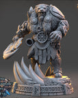 Icebjorn Horgast - Descendants of Tyr - 3d Printed Miniature sculpted by Daybreak Miniatures