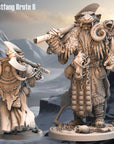 Frostfang Brute - 3d Printed Miniature Sculpted by Monolith Arts