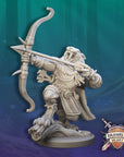 Sabertooth Tracker - Brambleheart - 3d Printed Miniature sculpted by Kraken Games Lab